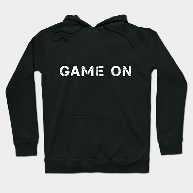 Game On Typography Hoodie by PallKris